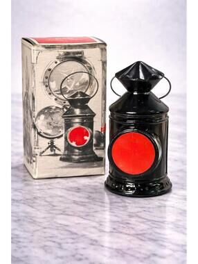 Avon 1970s Captain’s Lantern 1864 Wild Country After Shave Bottle W/Box, 3x5.75”